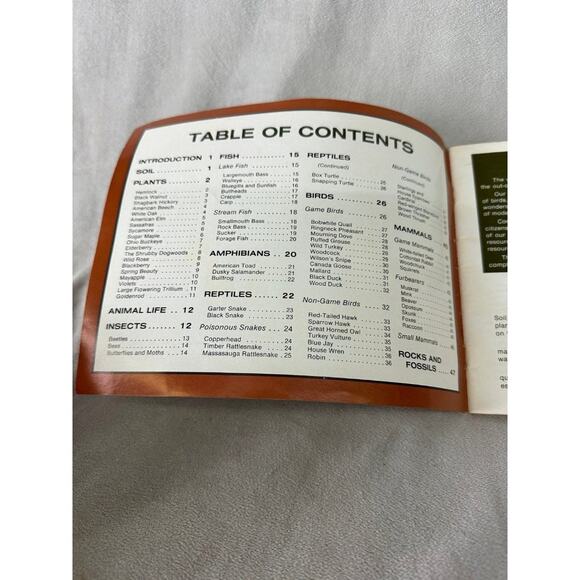 1970'S Ohio Department Natural Resources Books NATURE LORE BOOK cottagecore - Picture 6 of 7